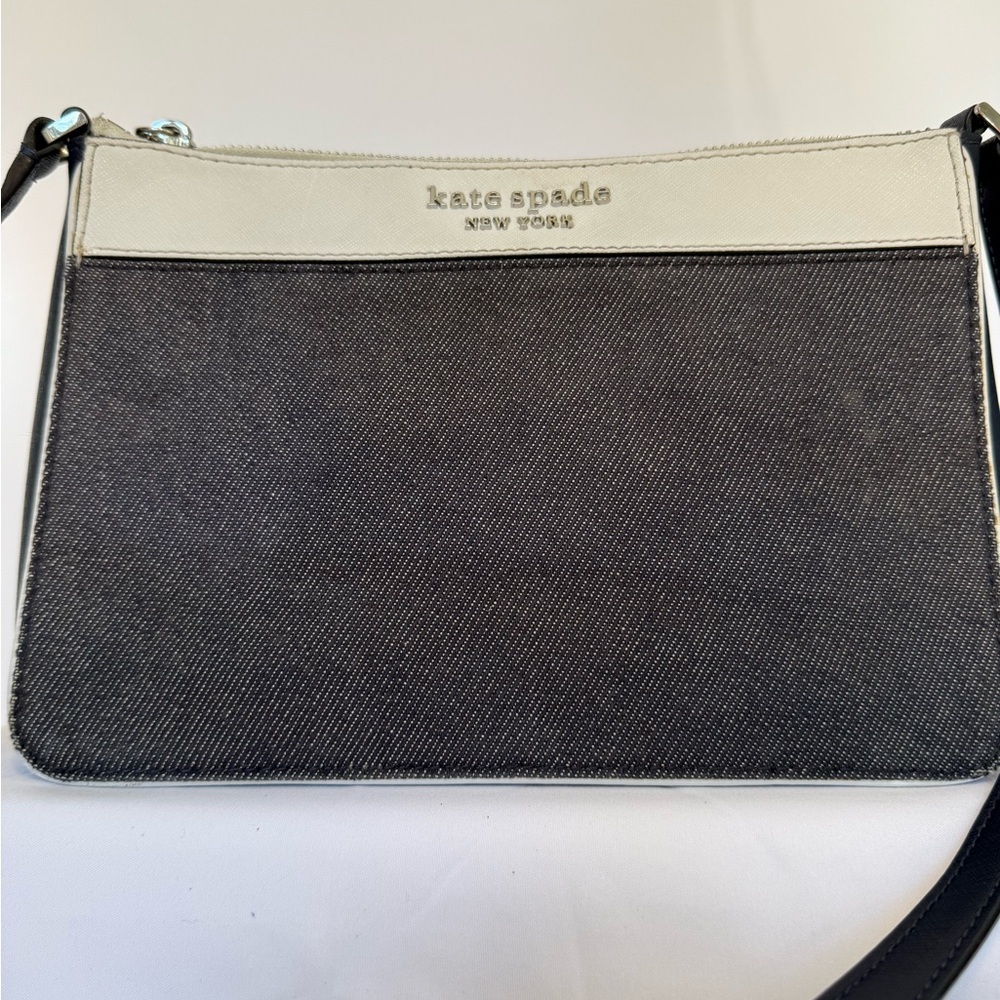 Kate Spade New York Crossbody Bag Dark Denim/White
